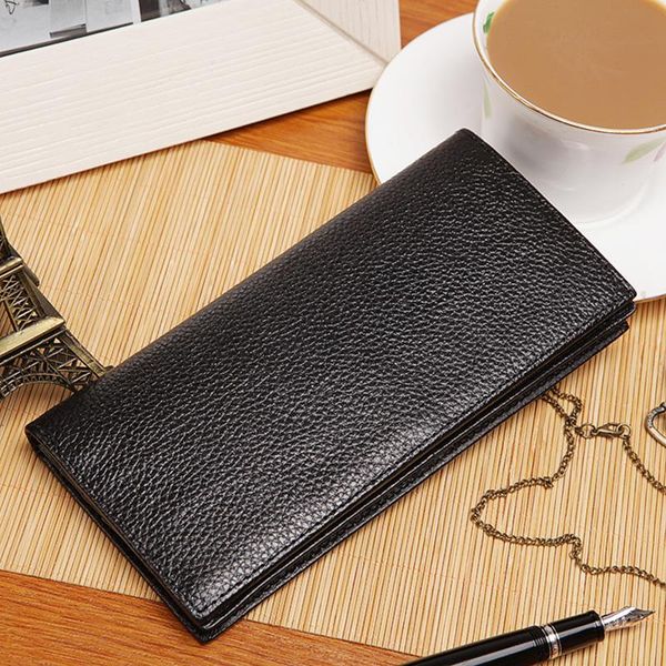 wallets 100% cowhide black genuine leather slim long wallet for men slimline ultra thin mini small male purse money clutch bag, Red;black
wallets 100% cowhide black genuine leather slim long wallet for men slimline ultra thin mini small male purse money clutch bag, Red;black