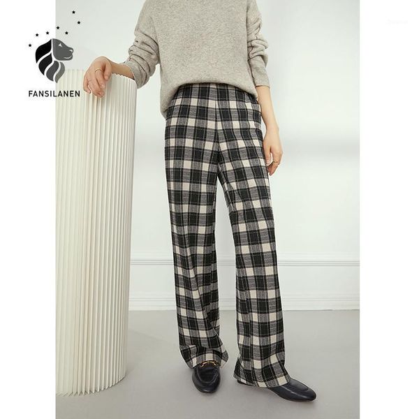 straight high waist casaul plaid pants capri women autumn winter loose black trousers female streetwear vintage women's & capris, Black;white
straight high waist casaul plaid pants capri women autumn winter loose black trousers female streetwear vintage women's & capris, Black;white