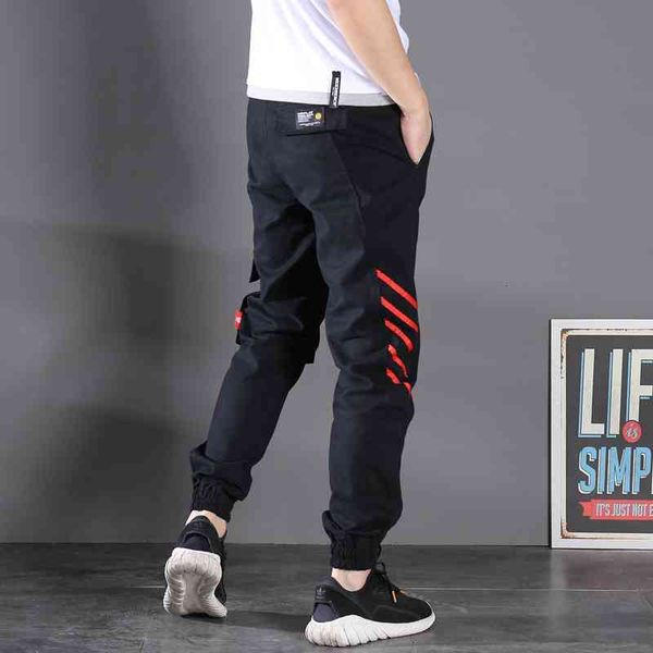 men's autumn newly fashion men jeans loose fit stripe designer harem trousers big pocket casual cargo pants streetwear hip hop joggers, Blue
men's autumn newly fashion men jeans loose fit stripe designer harem trousers big pocket casual cargo pants streetwear hip hop joggers, Blue