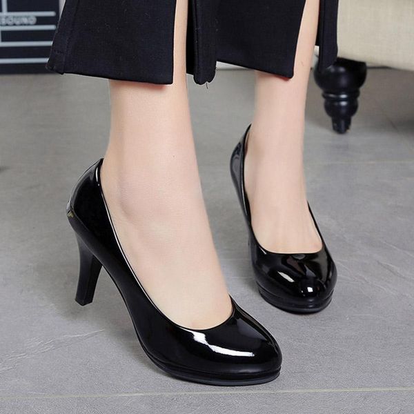 dress shoes plus size 34-42 ol office lady patent leather basic pumps high heels wedding bridal ladies 73l30, Black
dress shoes plus size 34-42 ol office lady patent leather basic pumps high heels wedding bridal ladies 73l30, Black