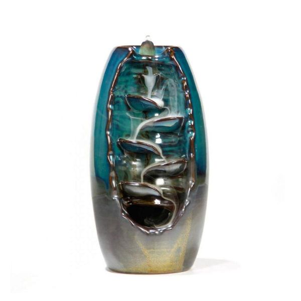 fragrance lamps ceramic waterfall backflow incense burner incenser holder home decor ornament+ 10 cone free
fragrance lamps ceramic waterfall backflow incense burner incenser holder home decor ornament+ 10 cone free