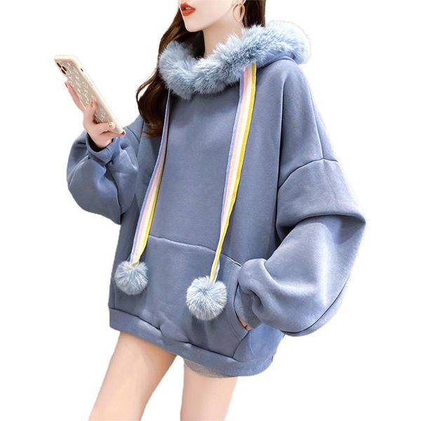 women's hoodies & sweatshirts women long sleeve solid korean coat casual loose hooded sweatshirt autumn winter warm pullover fashion c, Black
women's hoodies & sweatshirts women long sleeve solid korean coat casual loose hooded sweatshirt autumn winter warm pullover fashion c, Black