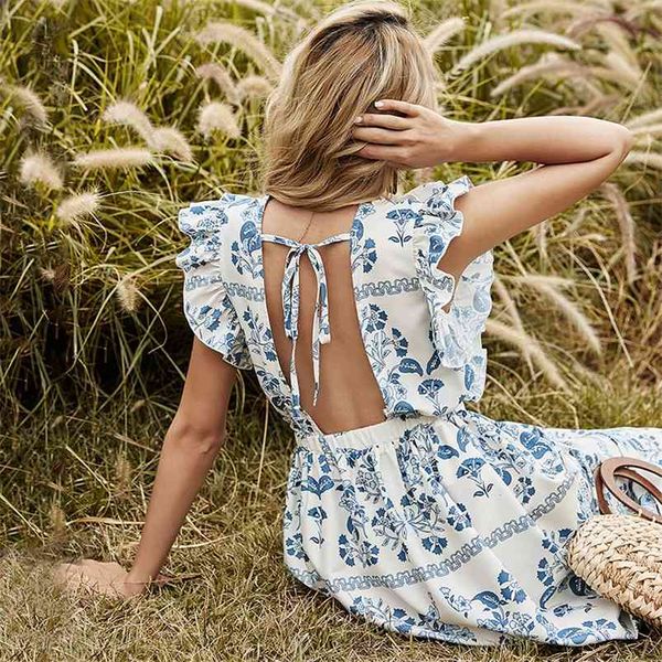 summer long floral print women's dress casual sleeveless backless maxi female boho beach elegant vestidos 210427, Black;gray
summer long floral print women's dress casual sleeveless backless maxi female boho beach elegant vestidos 210427, Black;gray