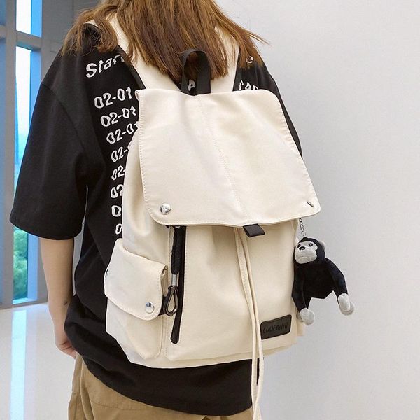 backpack summer women's waterproof nylon fabric shoulder bag large capacity simple style travel casual mochila
backpack summer women's waterproof nylon fabric shoulder bag large capacity simple style travel casual mochila