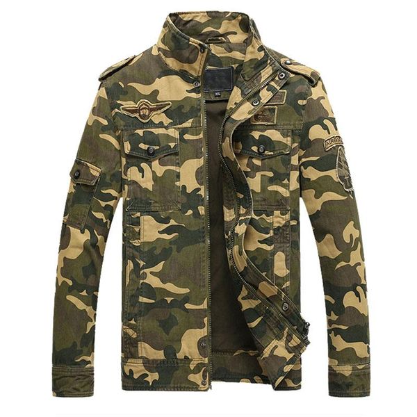 men's jackets arrival autumn and winter stand collar green camouflage military army female cargo, Black;brown
men's jackets arrival autumn and winter stand collar green camouflage military army female cargo, Black;brown
