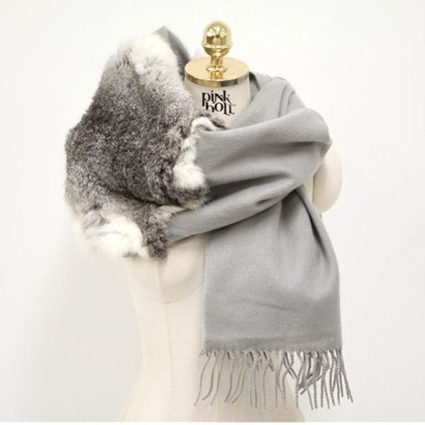 scarves 2021 fashion wool women scarf with real fur winter warm shawl and wrap bandana pashmina long tassel female thick s5, Blue;gray
scarves 2021 fashion wool women scarf with real fur winter warm shawl and wrap bandana pashmina long tassel female thick s5, Blue;gray