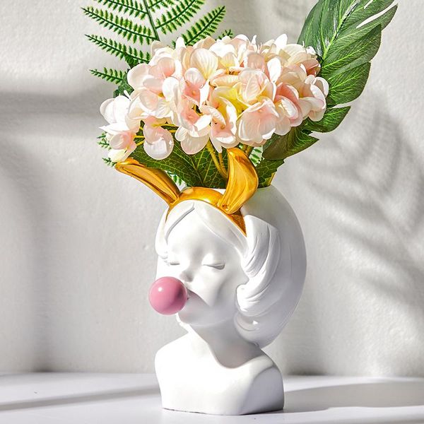 cute resin vase white flower pot nordic girl vases statue planter makeup brush organizer holder table art decoration
cute resin vase white flower pot nordic girl vases statue planter makeup brush organizer holder table art decoration
