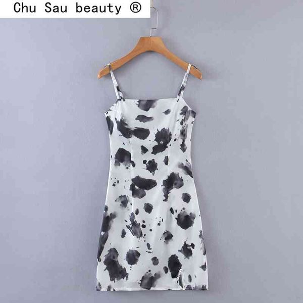 fashion summer ink print sling mini dress women casual streetwear sleeveless backless dresses female 210508, Black;gray
fashion summer ink print sling mini dress women casual streetwear sleeveless backless dresses female 210508, Black;gray