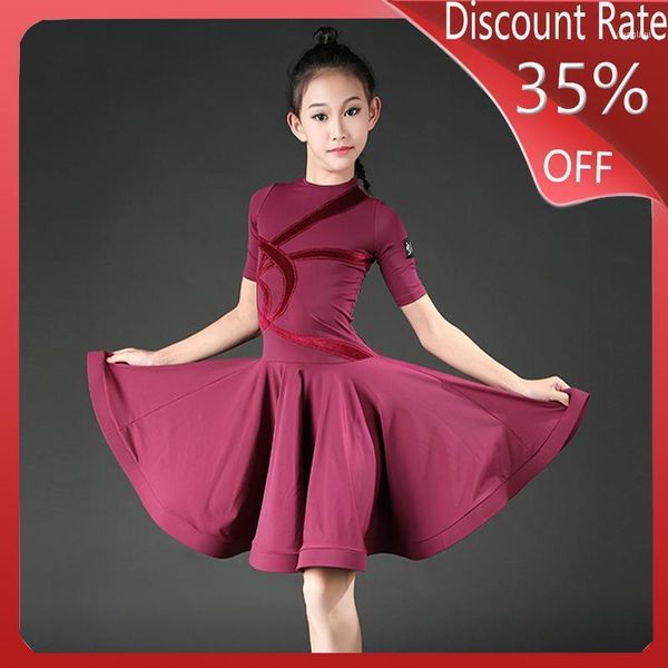 latin dance dress children's practice clothes fishbone skirt performance girls competition dresses dqs38711, Black;red
latin dance dress children's practice clothes fishbone skirt performance girls competition dresses dqs38711, Black;red