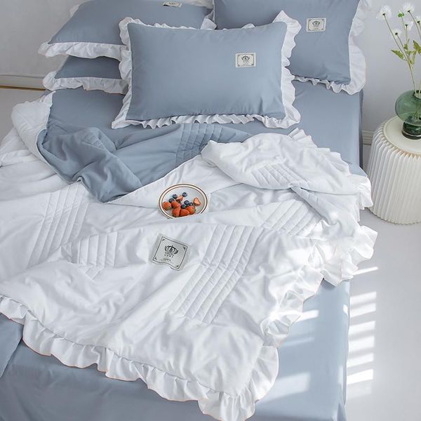 lace pink cute washed summer quilt bedspread simple air conditioner throw blankets comforter nap bed cover for girls comforters & sets
lace pink cute washed summer quilt bedspread simple air conditioner throw blankets comforter nap bed cover for girls comforters & sets