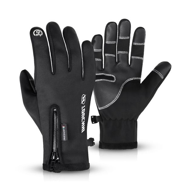riding anti slip and wind proof gloves new men's outdoor cycling waterproof plush thickened warm split finger, Black
riding anti slip and wind proof gloves new men's outdoor cycling waterproof plush thickened warm split finger, Black