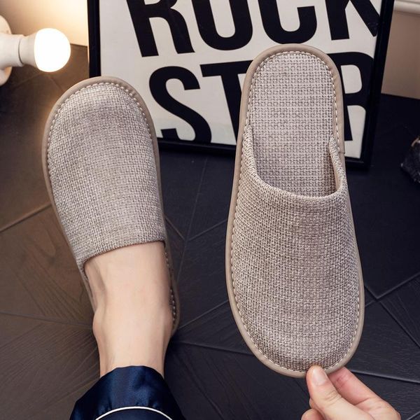 slippers korean style women's home sewing flax thick bottom indoor anti-skid el office woman shoes 2021, Black
slippers korean style women's home sewing flax thick bottom indoor anti-skid el office woman shoes 2021, Black