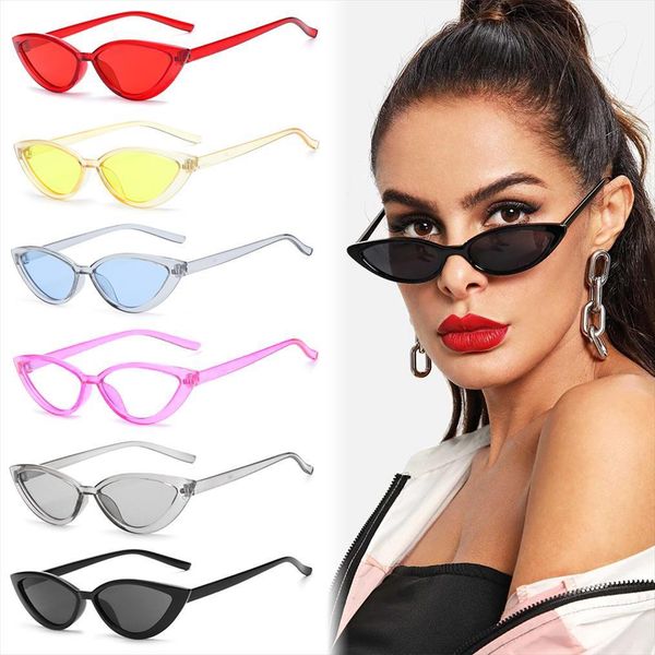 Retro Black Cat Eye Sexy Sunglasses Small Frame Narrow Side Summer Fashion Ladies Shades Trending Streetwear Eyewear Uv400, White;black
Retro Black Cat Eye Sexy Sunglasses Small Frame Narrow Side Summer Fashion Ladies Shades Trending Streetwear Eyewear Uv400, White;black
