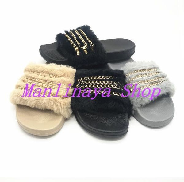 manlinaya gold chain open toe women slippers slip on sandals out door runway show twist buckle woman slides zapatos mujer, Black
manlinaya gold chain open toe women slippers slip on sandals out door runway show twist buckle woman slides zapatos mujer, Black