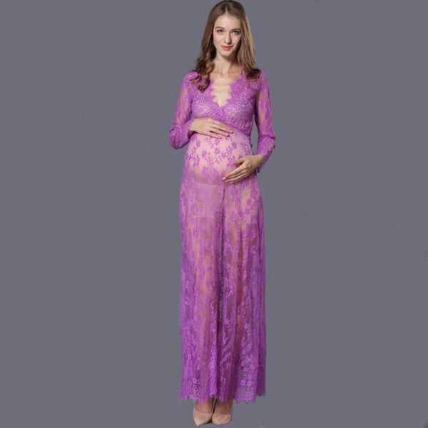 maternity dresses pregnant women long maxi floral lace gown po shoot fancy dress, White
maternity dresses pregnant women long maxi floral lace gown po shoot fancy dress, White