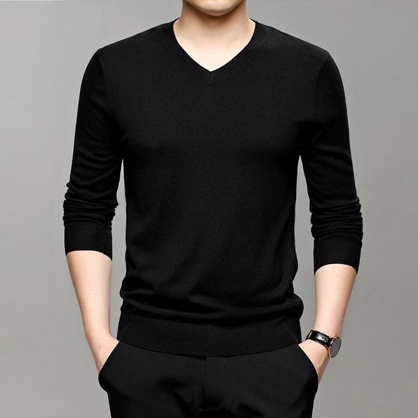 men's sweaters v-neck solid color long-sleeved men 2021 autumn and winter sweater male fashion bottoming shirt 39103-302, White;black
men's sweaters v-neck solid color long-sleeved men 2021 autumn and winter sweater male fashion bottoming shirt 39103-302, White;black