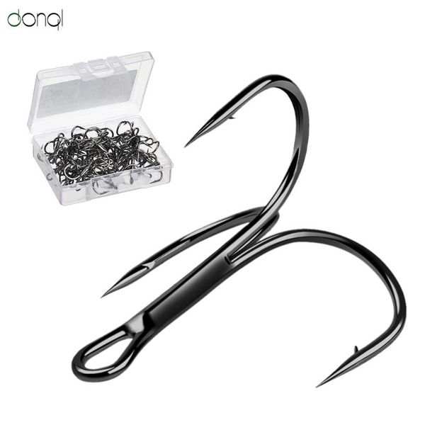 10/20pcs/lot barbed fishing treble hooks 0#-14# high carbon steel black nickel triple fishhooks lure tackle tools
10/20pcs/lot barbed fishing treble hooks 0#-14# high carbon steel black nickel triple fishhooks lure tackle tools