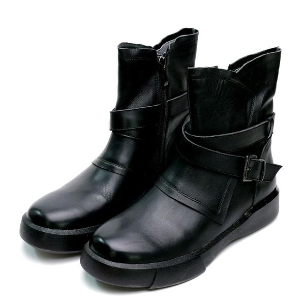 boots tayunxing genuine cow leather shoes winter black ladies belt buckle side zipper platform ankle comfort women's 928-18
boots tayunxing genuine cow leather shoes winter black ladies belt buckle side zipper platform ankle comfort women's 928-18