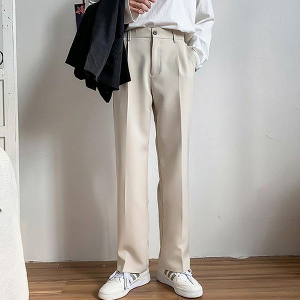 straight pants spring men's fashion solid color elastic waist casual men streetwear loose japanese trousers mens, Black
straight pants spring men's fashion solid color elastic waist casual men streetwear loose japanese trousers mens, Black