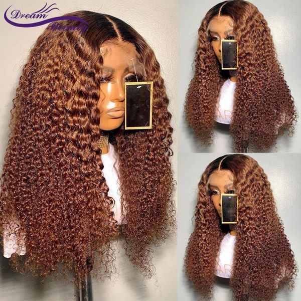 4x4 lace closure/13x4 front human hair wigs for women #1b/brown ombre curly brazilian pre plucked bleached knots, Black;brown
4x4 lace closure/13x4 front human hair wigs for women #1b/brown ombre curly brazilian pre plucked bleached knots, Black;brown