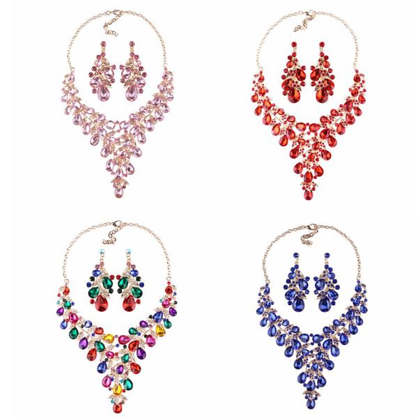 earrings & necklace bridal jewelry sets wedding earring set women party costume accessories necklaces statement pendant fashion, Silver
earrings & necklace bridal jewelry sets wedding earring set women party costume accessories necklaces statement pendant fashion, Silver