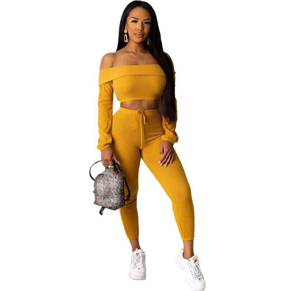 two piece dress women knit suit set and pants off shoulder long sleeve skinny sweater 2 outfits club matching sets, White
two piece dress women knit suit set and pants off shoulder long sleeve skinny sweater 2 outfits club matching sets, White