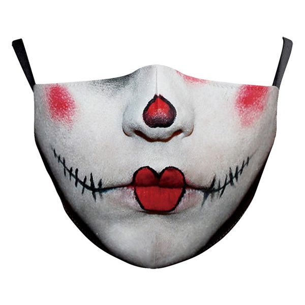 slit mouth clown pattern printed masks (no filter) pack of 5 pieces comfortable hygiene reusable washable effective filtering dust
slit mouth clown pattern printed masks (no filter) pack of 5 pieces comfortable hygiene reusable washable effective filtering dust