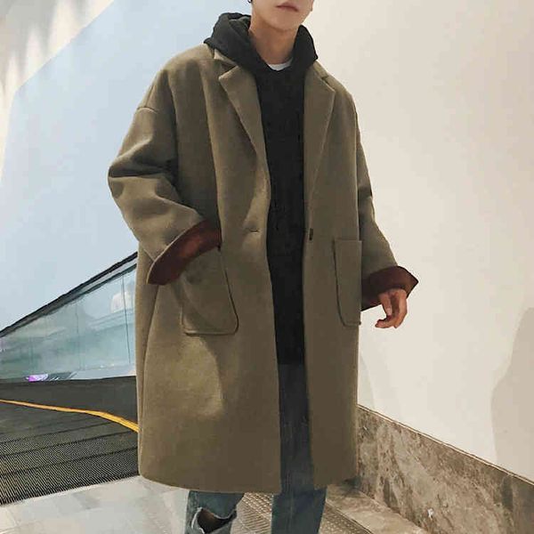 men's wool & blends fashion men thick warm blend coat en overcoat autumn winter loose windbreaker jacket boys grey oversized long, Black
men's wool & blends fashion men thick warm blend coat en overcoat autumn winter loose windbreaker jacket boys grey oversized long, Black