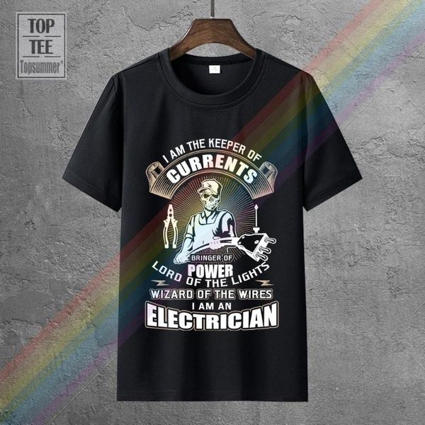 men's t-shirts male selling t shirt i am the keeper of currents electrician funny, White;black
men's t-shirts male selling t shirt i am the keeper of currents electrician funny, White;black