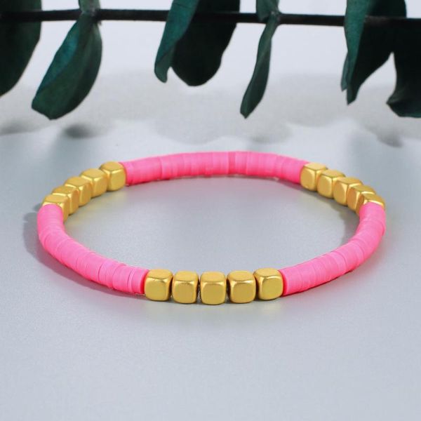 charm bracelets c.quanchi winter multicolor heishi bead bracelet elastic cord gold plated square handmade jewelry, Golden;silver
charm bracelets c.quanchi winter multicolor heishi bead bracelet elastic cord gold plated square handmade jewelry, Golden;silver