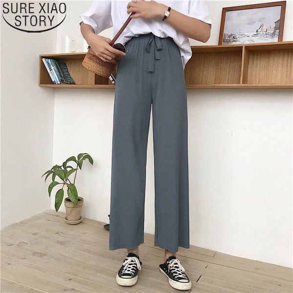 women's pants & capris elastic waist straight trousers 2021 spring summer high women korean style loose casual ankle-length 9953, Black;white
women's pants & capris elastic waist straight trousers 2021 spring summer high women korean style loose casual ankle-length 9953, Black;white