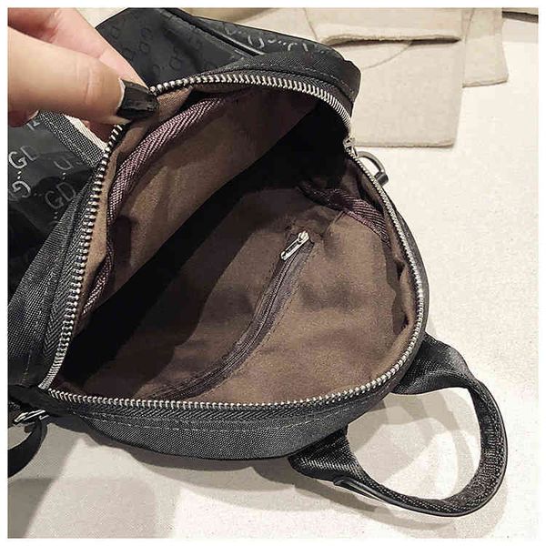 inschao backpack women's new versatile light leisure bag student schoolbag oxford cloth backpack