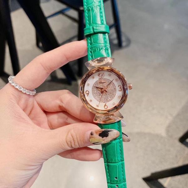 wristwatches summer fashion candy colors genuine leather strap watches for women sparkly crystals watch waterproof quartz wrist analog, Slivery;brown
wristwatches summer fashion candy colors genuine leather strap watches for women sparkly crystals watch waterproof quartz wrist analog, Slivery;brown