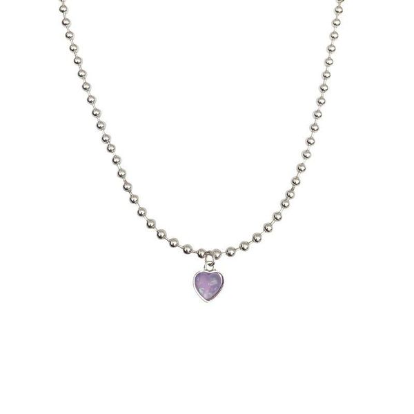 pendant necklaces potcet women's love necklace round bead chain geometric fashion hip hop personality travel memorial jewelry, Silver
pendant necklaces potcet women's love necklace round bead chain geometric fashion hip hop personality travel memorial jewelry, Silver