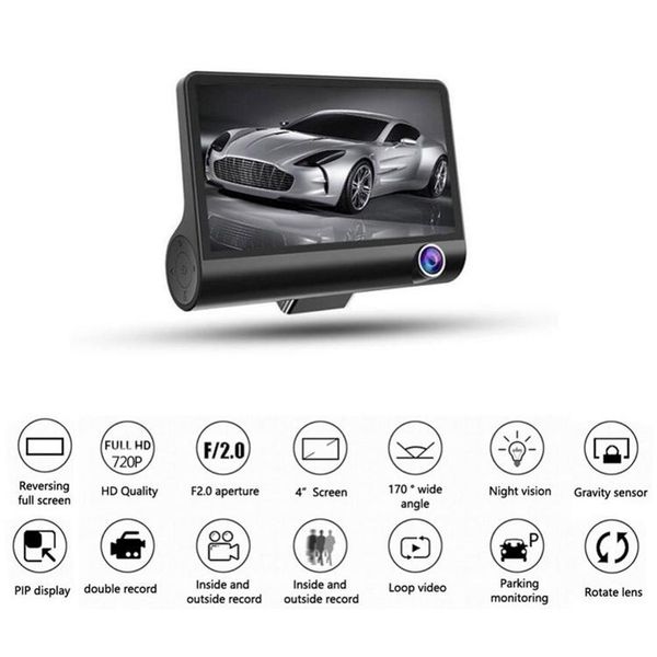 car dvr 3 camera lens dashcam 1080p hd 4 inch touch screen auto video recorder front rear view 24h reversing backup dvrs
car dvr 3 camera lens dashcam 1080p hd 4 inch touch screen auto video recorder front rear view 24h reversing backup dvrs