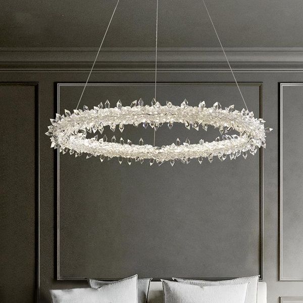 post modern art deco led dimmable pendant lights luxurious k9 crystals circle lamp parlor hanging luminarias lamps
post modern art deco led dimmable pendant lights luxurious k9 crystals circle lamp parlor hanging luminarias lamps