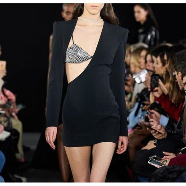 arrival winter runway women sequins black bandage dress ladies full sleeve elegant bodycon party vestido 210527, Black;gray
arrival winter runway women sequins black bandage dress ladies full sleeve elegant bodycon party vestido 210527, Black;gray