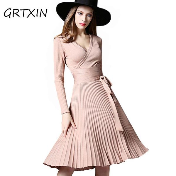 casual dresses elegant dress office for women decorative sashes v-neck solid plus size vintage vestidos, Black;gray
casual dresses elegant dress office for women decorative sashes v-neck solid plus size vintage vestidos, Black;gray