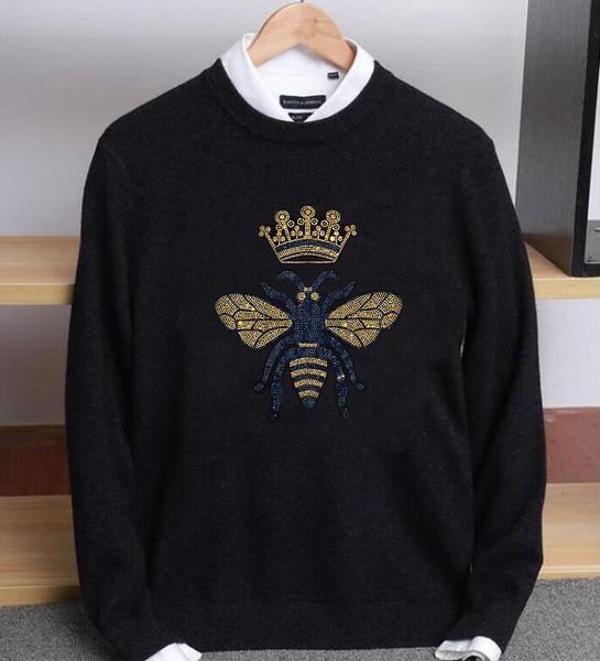 2022 men autumn/winter new thickened cotton sweater casual warm round neck sweater for men s-3xl, White;black
2022 men autumn/winter new thickened cotton sweater casual warm round neck sweater for men s-3xl, White;black