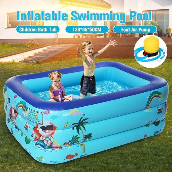 pool & accessories 130x95x50cm inflatable swimming adults kids bathing tub rectangular outdoor indoor summer pvc paddling
pool & accessories 130x95x50cm inflatable swimming adults kids bathing tub rectangular outdoor indoor summer pvc paddling