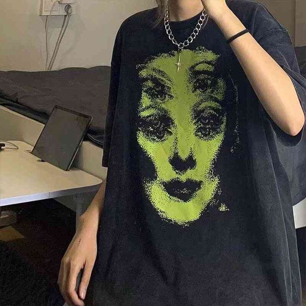 women's t-shirt y2k grunge women's summer clothes, woman's loose t-shirt, harajuku style, big size shirt, y2k 4rl9, White
women's t-shirt y2k grunge women's summer clothes, woman's loose t-shirt, harajuku style, big size shirt, y2k 4rl9, White