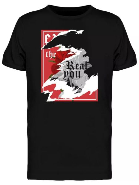 Be The Real You Urban Graphic Men's Tee -Image by Shutterstock, White;black
Be The Real You Urban Graphic Men's Tee -Image by Shutterstock, White;black