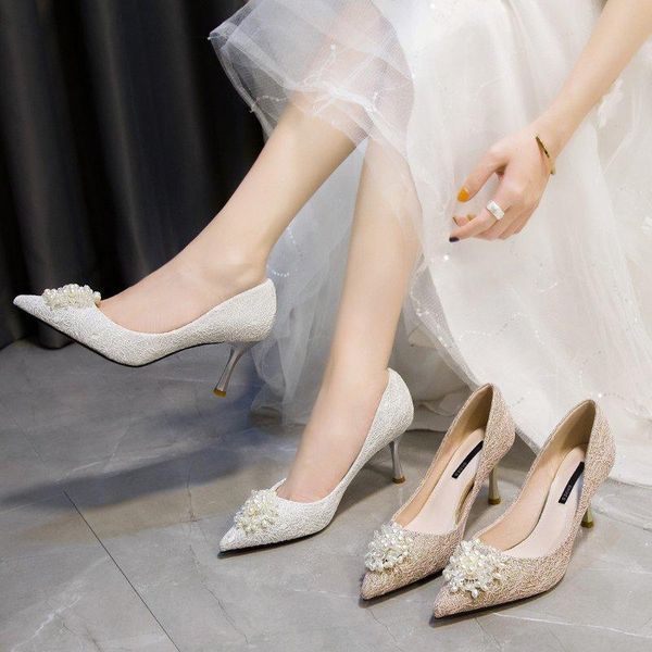 2021 new bridal stilettos dress shoes cinderella crystals are not tired feet usually can wear xiuhe wedding dresses, Black
2021 new bridal stilettos dress shoes cinderella crystals are not tired feet usually can wear xiuhe wedding dresses, Black