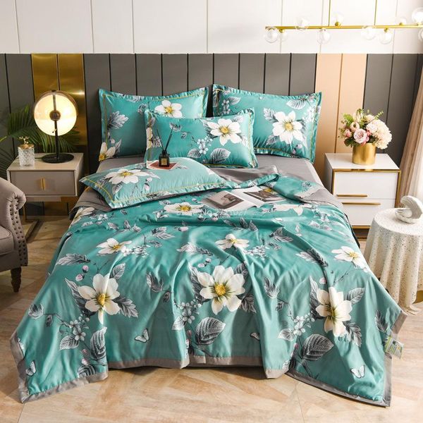 comforters & sets summer quilt four-piece air-conditioned single double for dormitory students
comforters & sets summer quilt four-piece air-conditioned single double for dormitory students