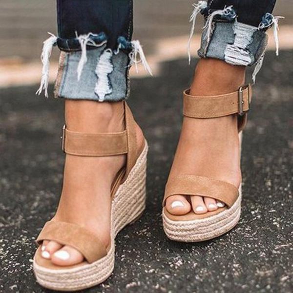 sandals summer women wedges heels platform shoes ladies candy color casual girls slip on strap cross plus size 2021, Black
sandals summer women wedges heels platform shoes ladies candy color casual girls slip on strap cross plus size 2021, Black