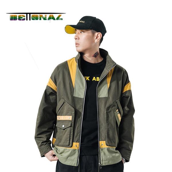 men's jackets autumn patchwork vintage hip hop jacket men coats safari style streetwear loose youth clothes male clothing japan south k, Black;brown
men's jackets autumn patchwork vintage hip hop jacket men coats safari style streetwear loose youth clothes male clothing japan south k, Black;brown