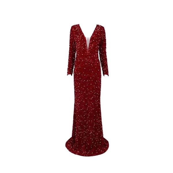 casual dresses 2021 autumn red fashion sequined gowns elegant women long sleeve beaded v neck celebrity evening party, Black;gray
casual dresses 2021 autumn red fashion sequined gowns elegant women long sleeve beaded v neck celebrity evening party, Black;gray