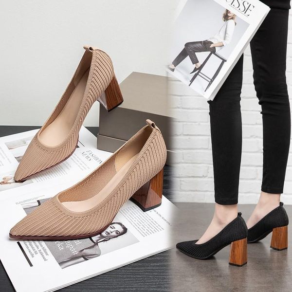 dress shoes 2021 mesh breathable high-heels high-quality fabric shallow pointed toe party summer high-heel womens zapatillas mujer, Black
dress shoes 2021 mesh breathable high-heels high-quality fabric shallow pointed toe party summer high-heel womens zapatillas mujer, Black