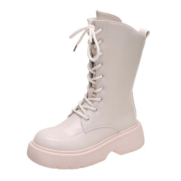 boots 2021 autumn winter luxury designer women genuine leather platform ankle laced up moto middle booties punk street zip shoes, Black
boots 2021 autumn winter luxury designer women genuine leather platform ankle laced up moto middle booties punk street zip shoes, Black