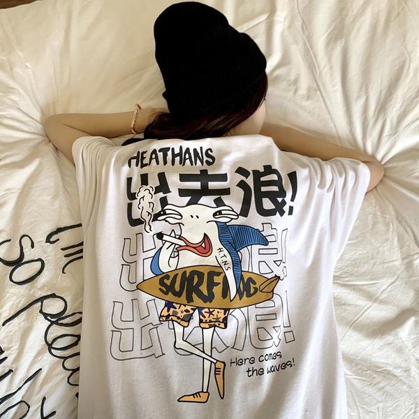 women's t-shirt summer kawaii vacationexaggerated animation anime graphics short-sleeved -shirt korean style oversized e gril 2021, White
women's t-shirt summer kawaii vacationexaggerated animation anime graphics short-sleeved -shirt korean style oversized e gril 2021, White